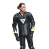 Dainese MISANO 3 PERF D-AIR Racing 1PC závodní kombinéza černá/fluo-žlutá vel.46